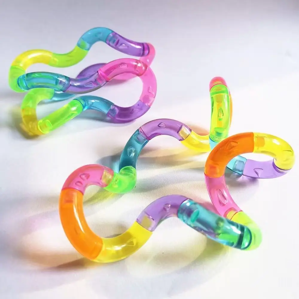 Kids Education Gift - 変形可能なロープで楽しく学べるフィジェットトイ 変形ロープノット ストレス解消おもちゃ 子供向けの面白いギフト
