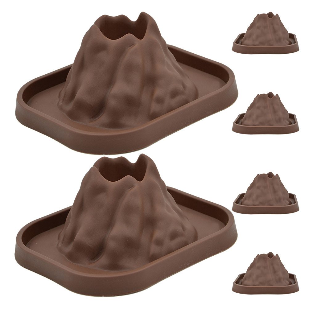 Science Kit Volcano - 6個入り火山科学噴火小道具、リアルで安定した素材、DIY教育科学プロジェクトキット（噴火用）