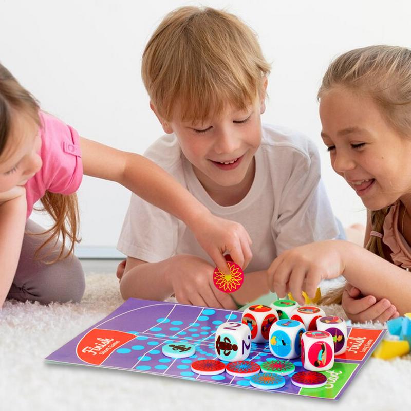 Kids Yoga Education - 子供のためのエクササイズダイス,楽しい,ヨガアクセサリー,トレーニング,教育,フィットネス機器,家族