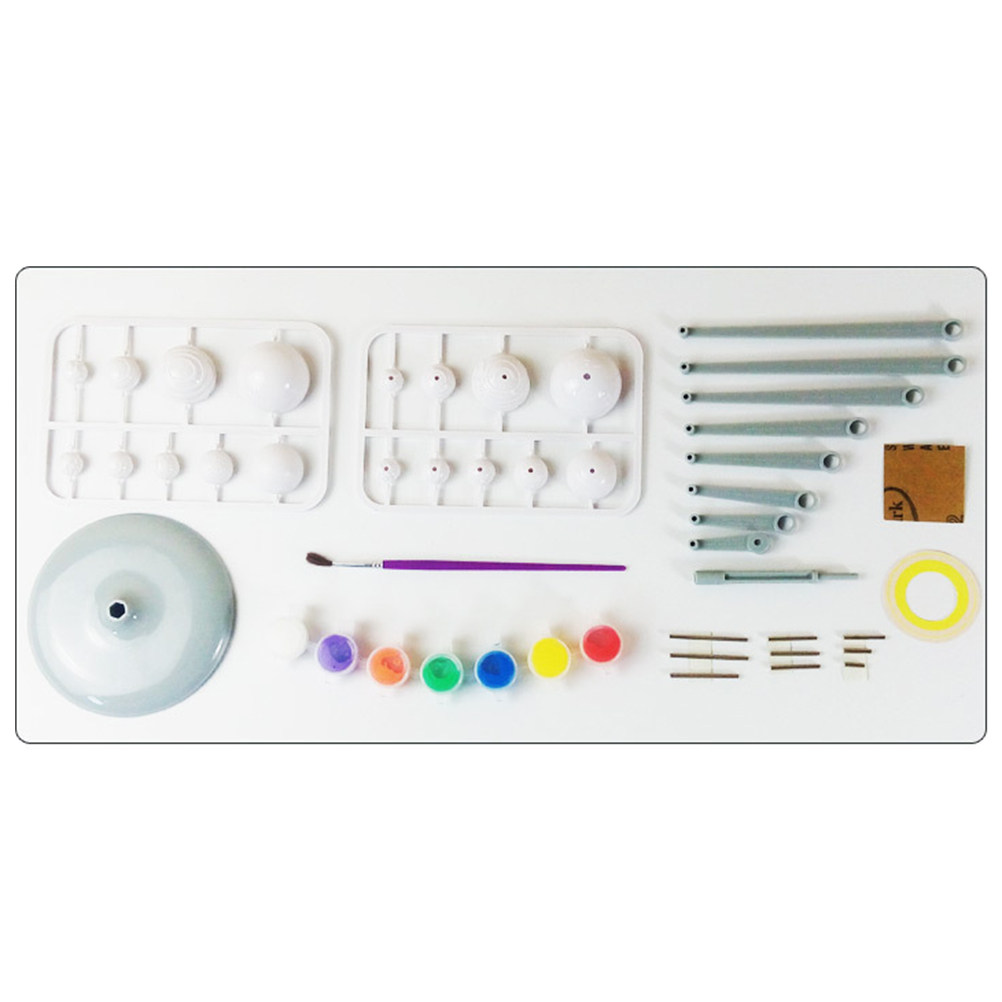 Kids Education System - 9つの惑星ソーラーシステム教育用DIYキット、子供の誕生日プレゼント、科学学習教育用プレイセット（3歳児向け）