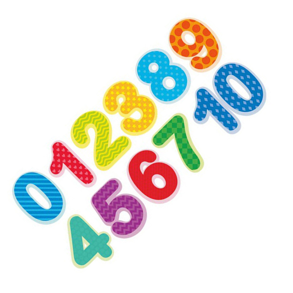 Kids Education Background - 楽しいお祭り風数字ウォールステッカー 子供部屋 リビングルーム 窓の背景 店舗装飾 高級素材