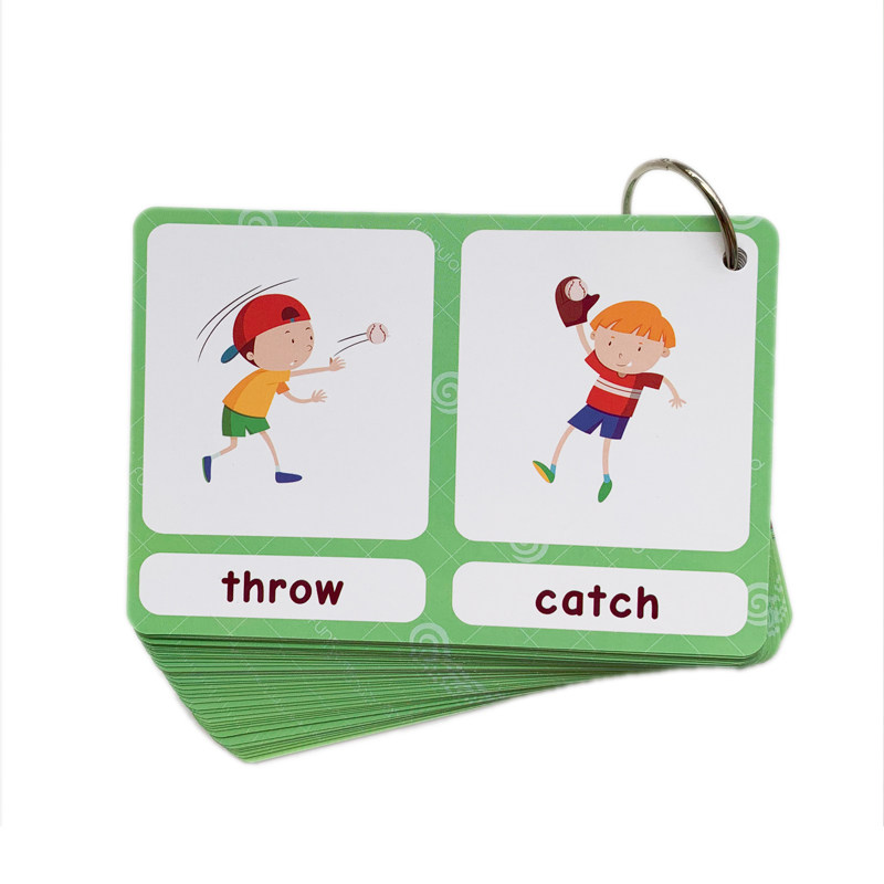 100組の反対語フラッシュカード 英語語彙カード 子供向け  - Kids Education Material のレビューと価格