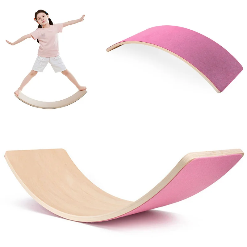 木製レインボーバランスボード 幼児用 子供用教育用シーソーお - Kids Yoga Education のレビューと価格