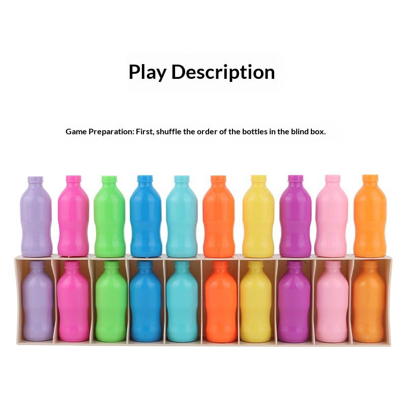 子供向け楽しいボトル当てゲーム、色覚覚憶ドリンクマッチングゲ - Kids Education Material のレビューと価格