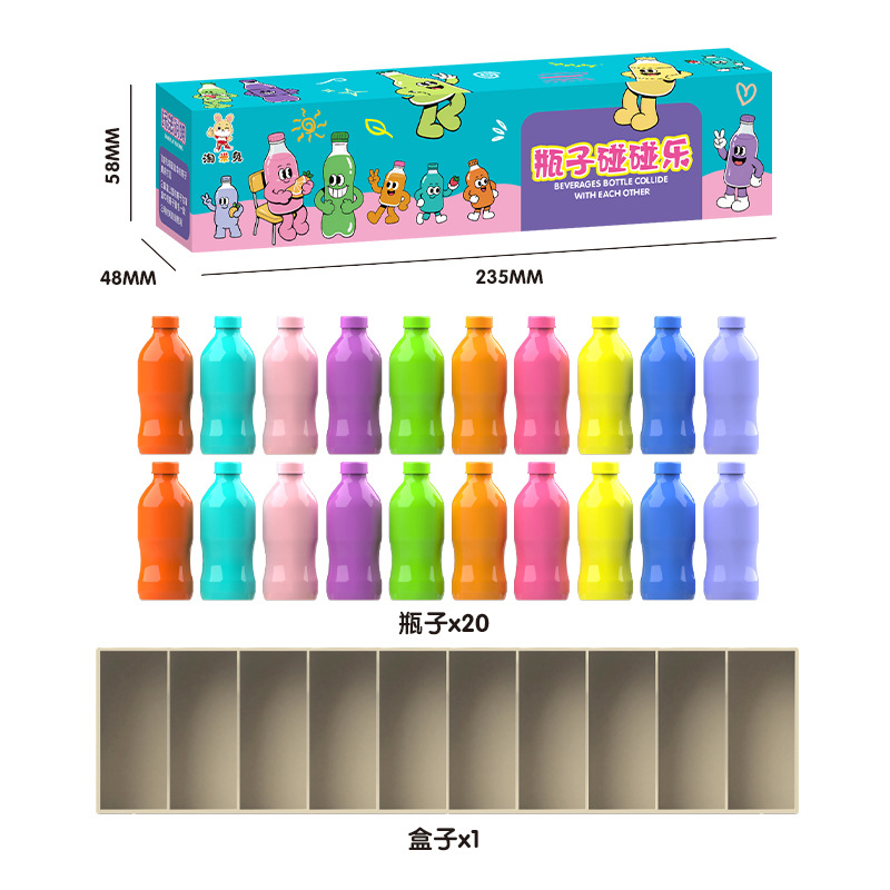 子供向け楽しいボトル当てゲーム、色覚覚憶ドリンクマッチングゲ - Kids Education Material のレビューと価格