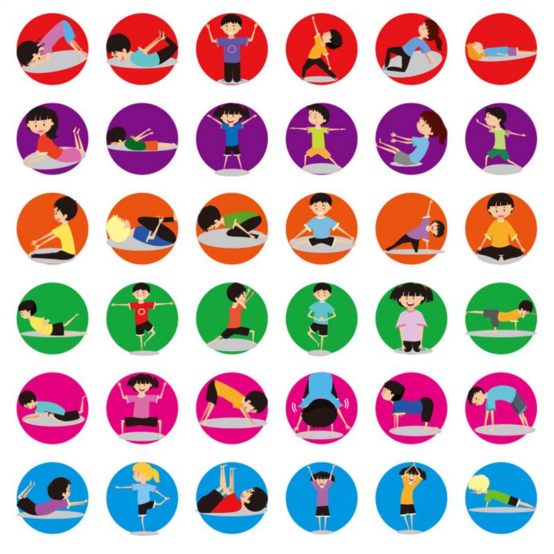 子供のためのエクササイズダイス、楽しい、ヨガ、教育、フィット - Kids Yoga Education のレビューと価格
