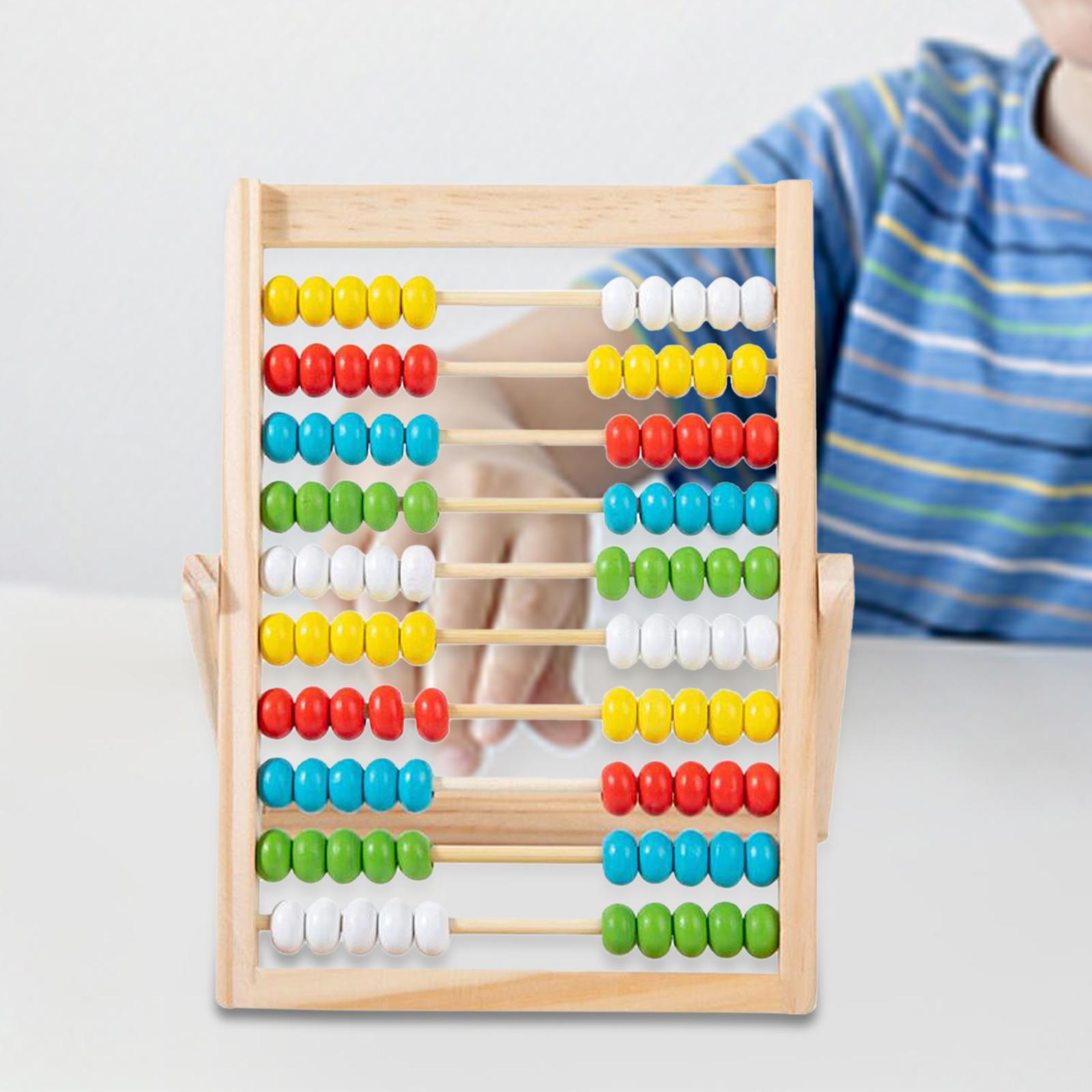 多色木製そろばん計算枠数学ゲーム教育玩具子供向け早期学習セン - Kids Education Center のレビューと価格