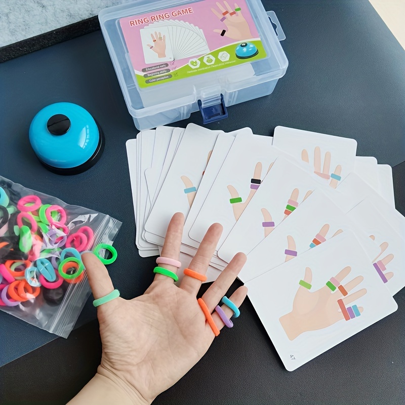 子供指リングボードゲームカラーマッチングおもちゃインタラクテ - Kids Education Material のレビューと価格