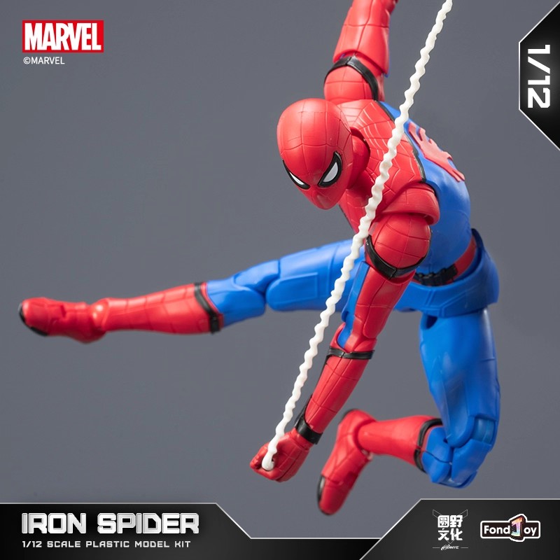 フォンドジョイ スパイダーマン スタークスーツ 可動式アクシ - Kids Education Movies のレビューと価格
