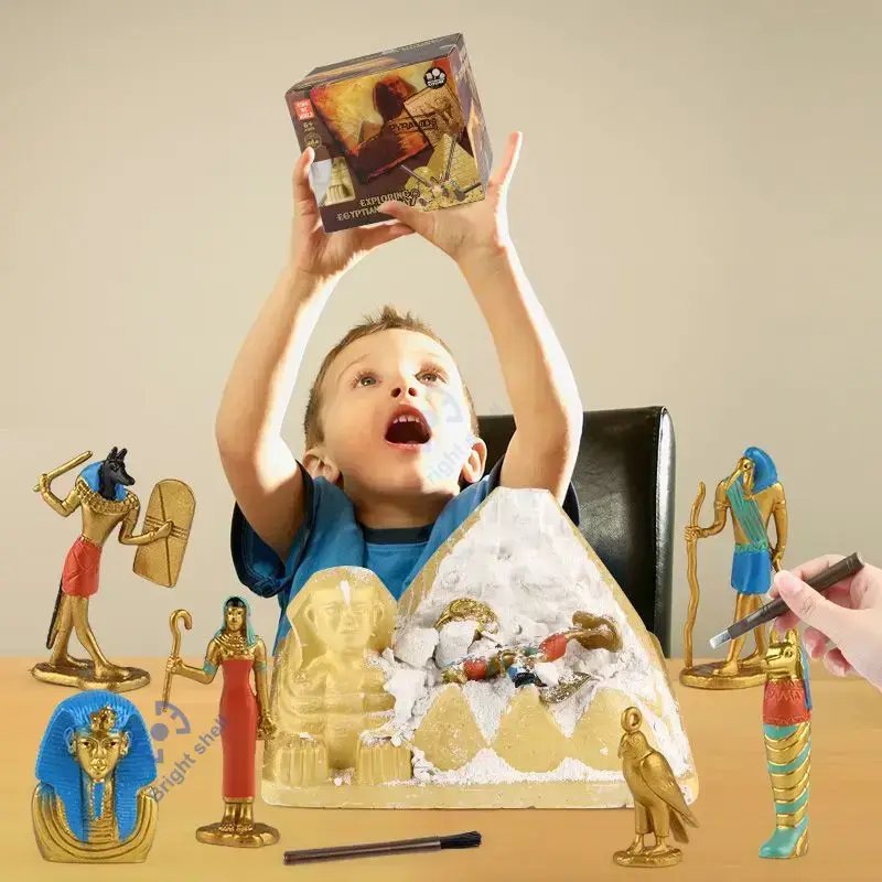 ピラミッドキッズおもちゃ恐竜火山DIY化石考古学発掘キット骨 - Science Kit Volcano のレビューと価格