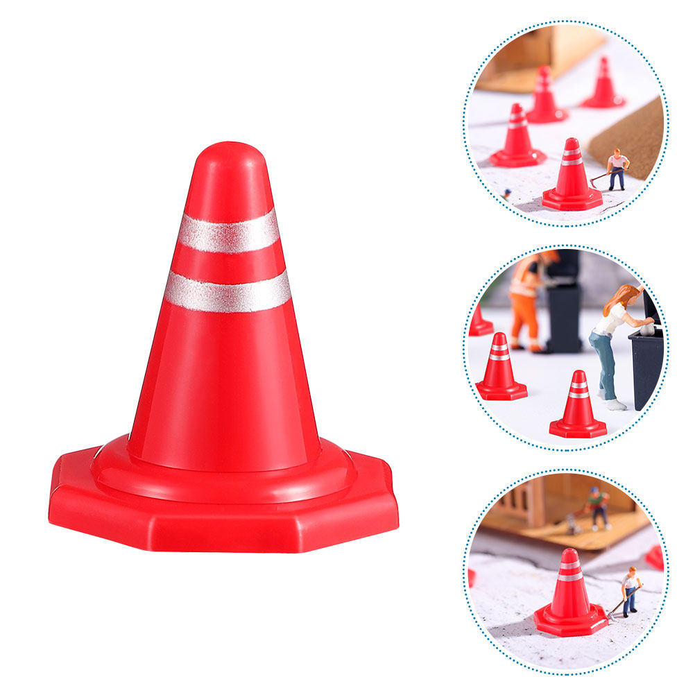 24個入りミニトラフィックコーン 赤色PP素材 コンパクトサ - Kids Education Material のレビューと価格