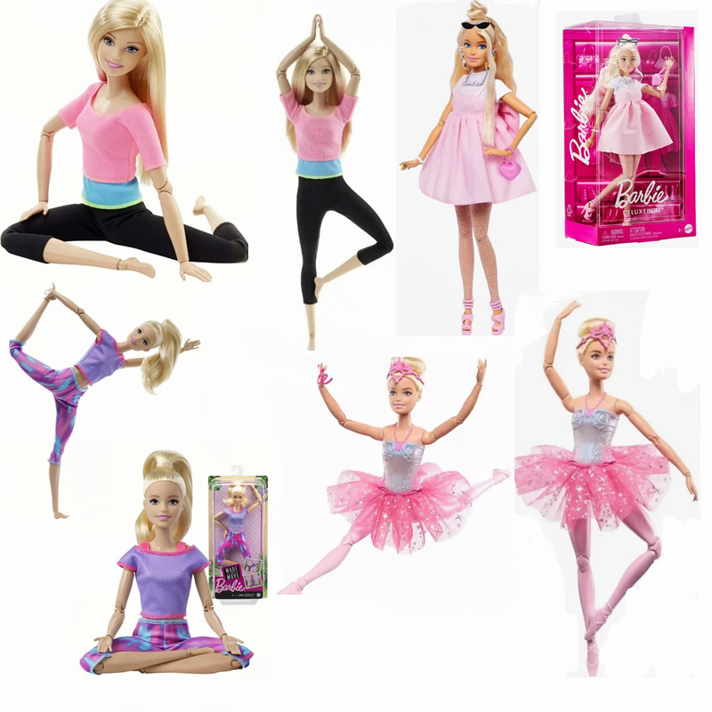 本物のバービー人形 ヨガのポーズ付き 変更可能なスタイル 複 - Kids Yoga Education のレビューと価格
