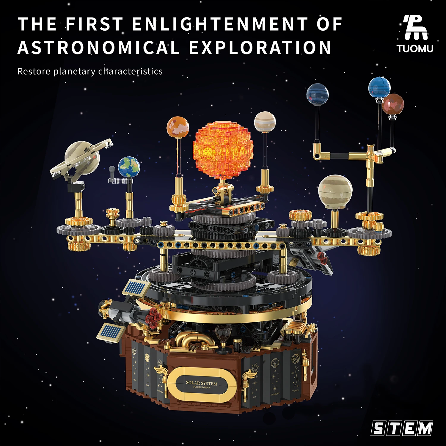 電動回転式太陽系ビルディングブロック航空宇宙地球模型宇宙科学 - Kids Education System のレビューと価格