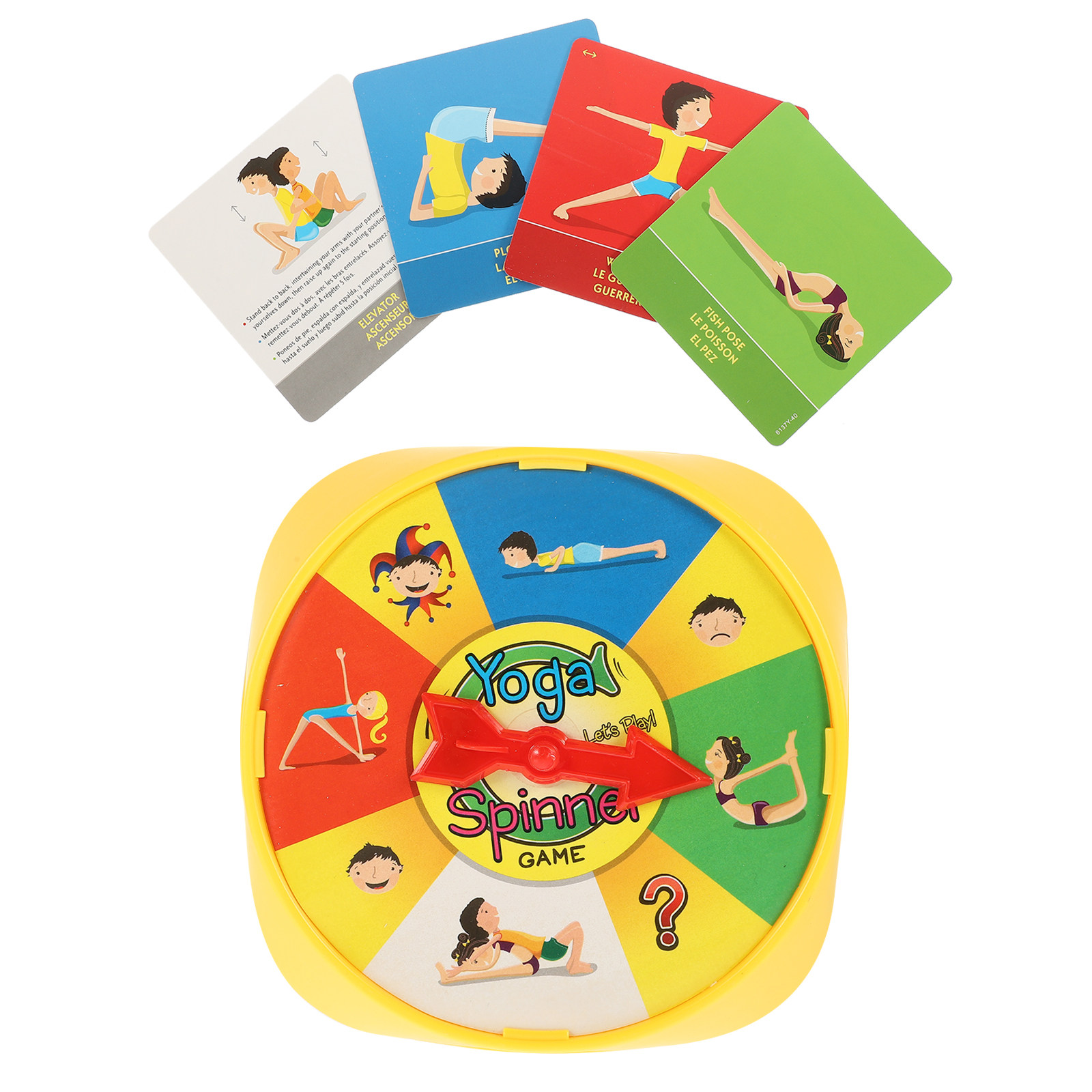 1セット ヨガインタラクティブゲーム 漫画風 ファミリー向け - Kids Yoga Education のレビューと価格