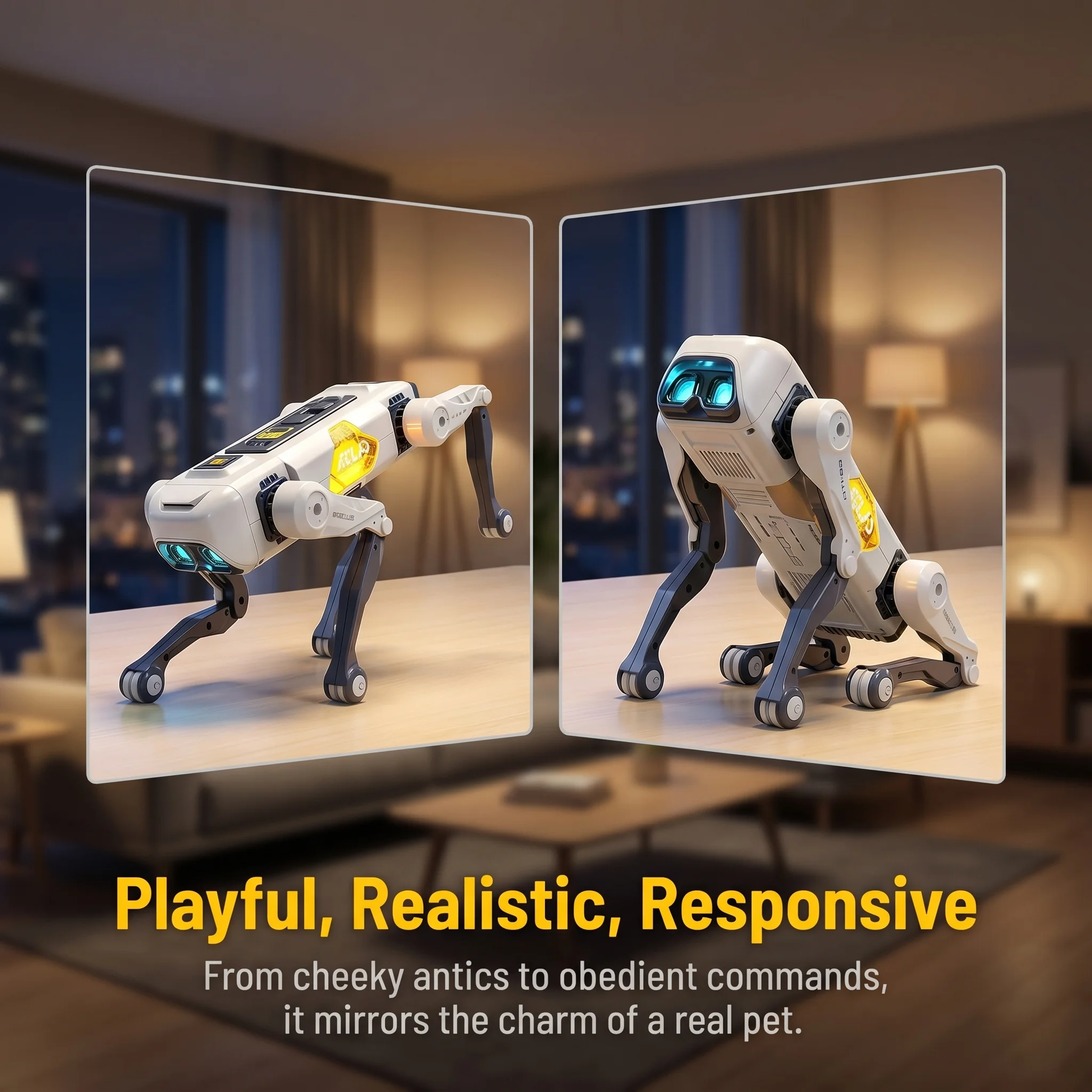 AIスマートロボット犬、音声＆アプリ制御、プログラミング、ダ - Kids Education Material のレビューと価格