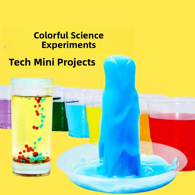 子供向け虹色科学実験キット DIY手作り素材パッケージ ミル - Science Kit Volcano のレビューと価格