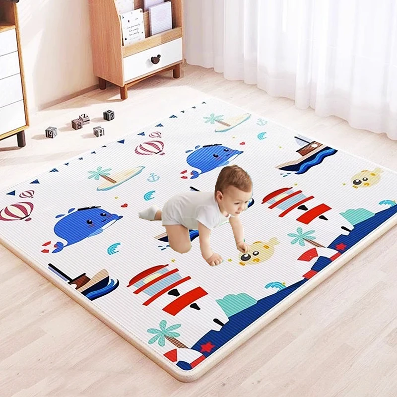 ベビープレイマット防水ソフトフロアヨガプレイマット折りたたみ - Kids Yoga Education のレビューと価格